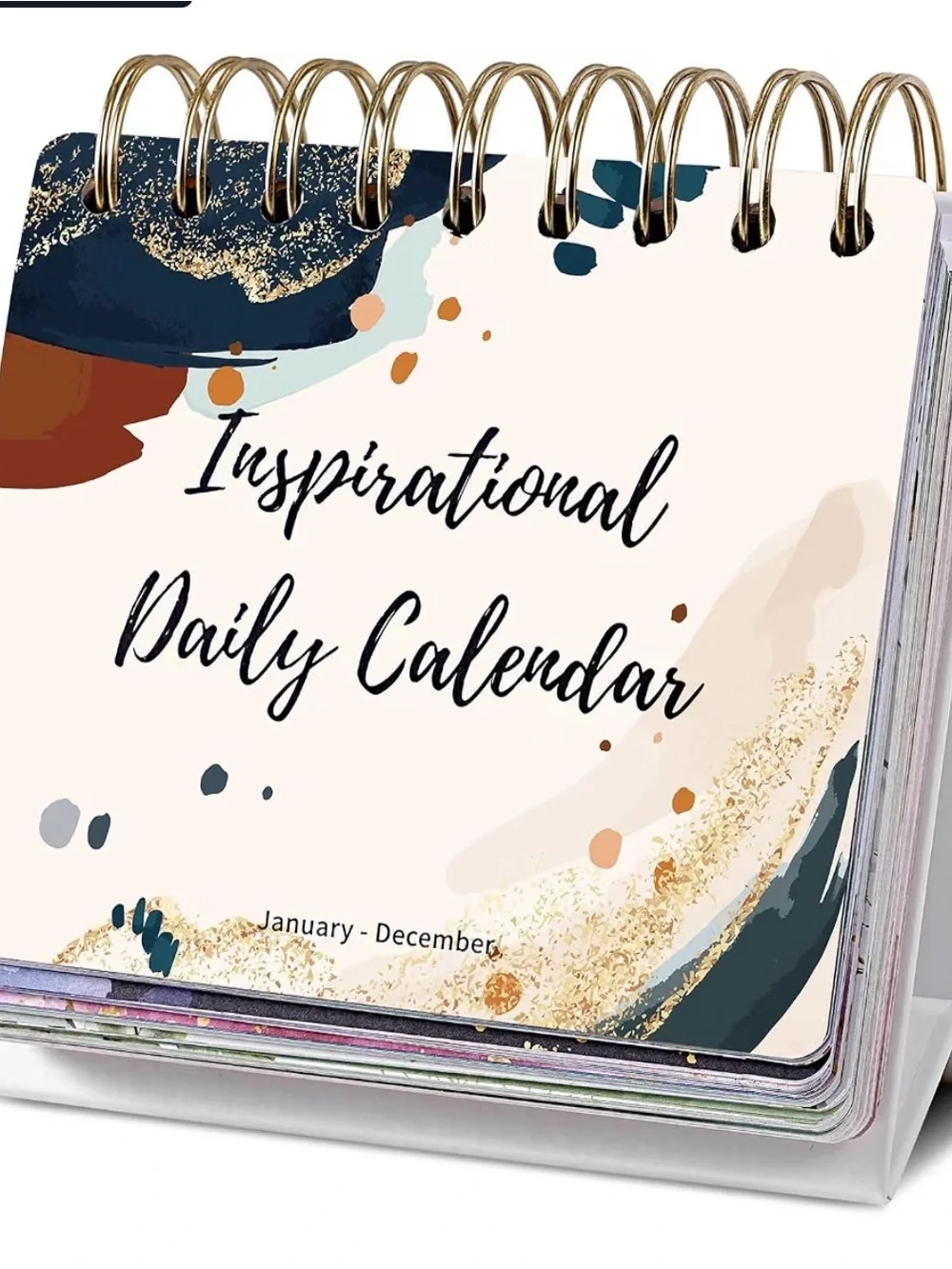 NEW Motivational Daily Calendar - Undated Perpetual Calendar 5.5